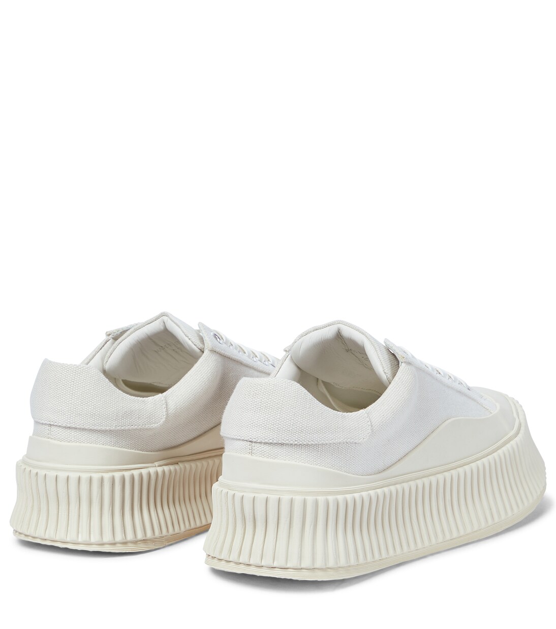 Canvas platform sneakers | Jil Sander