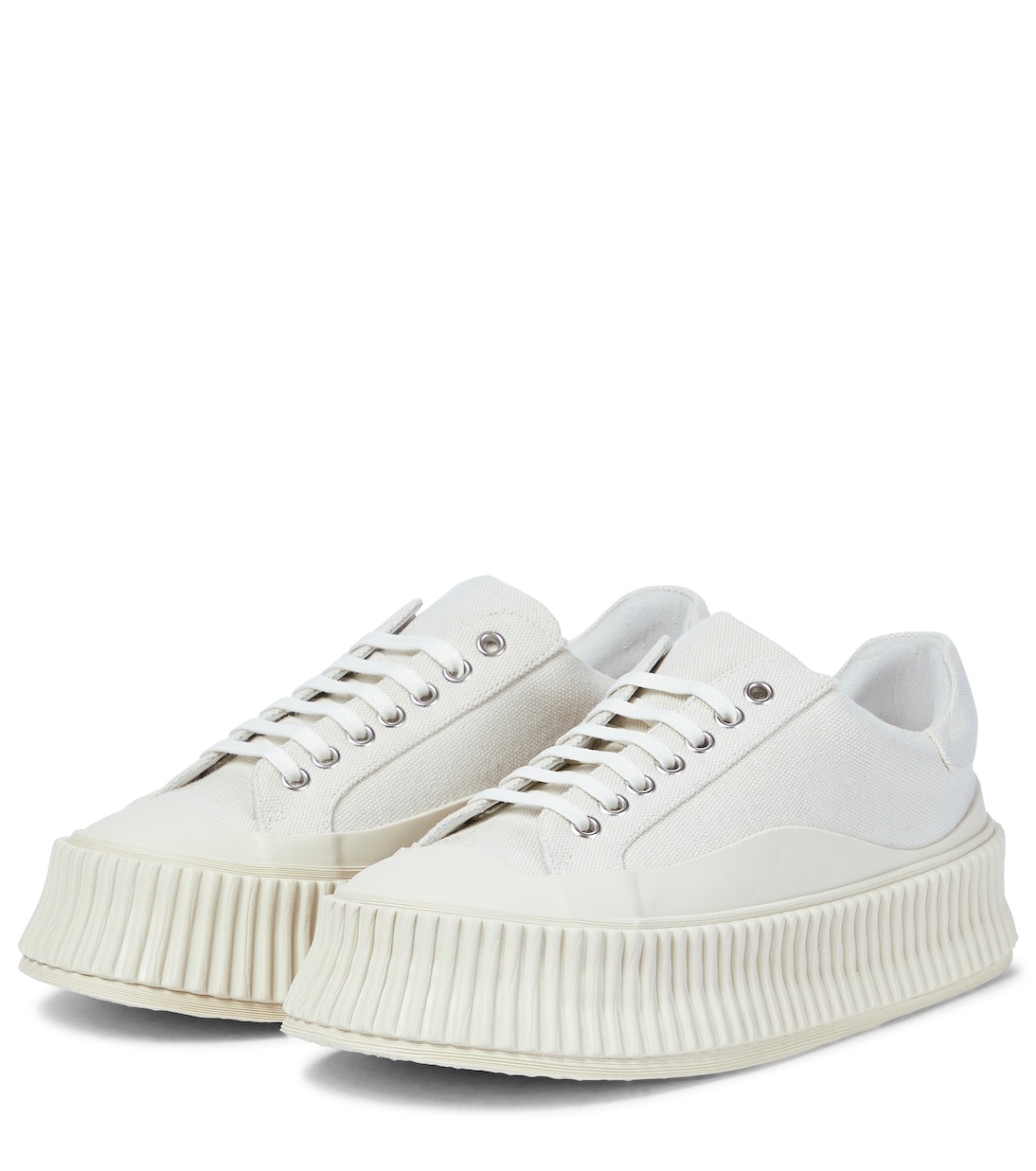 Canvas platform sneakers | Jil Sander