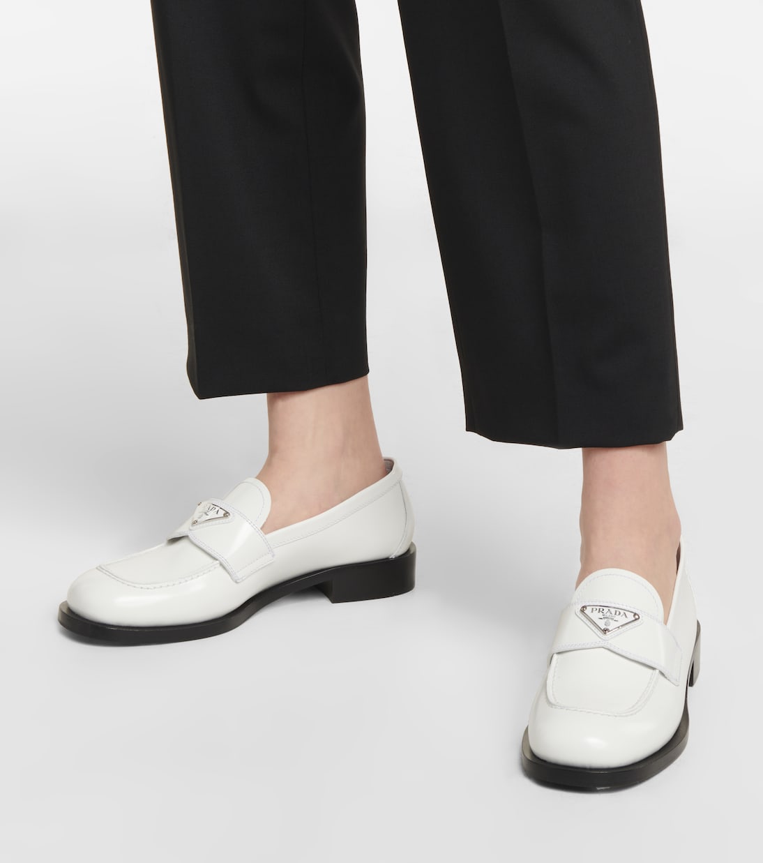 Loafers aus Leder | Prada
