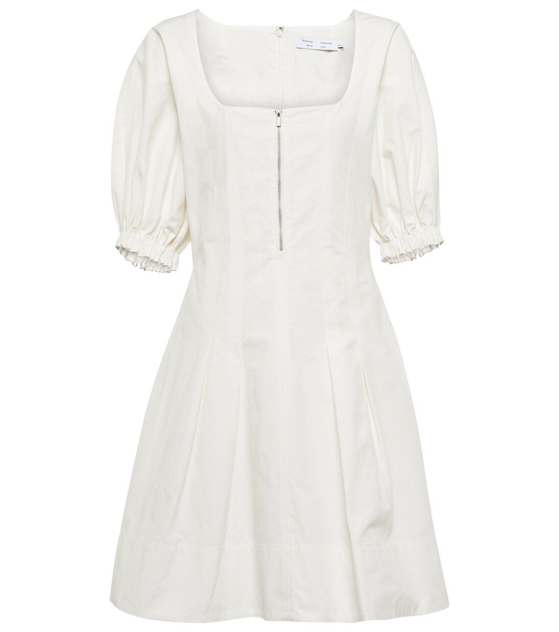 Robe White Label en coton et lin | Proenza Schouler