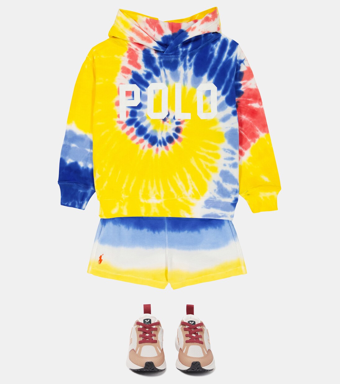 Tie-dye cotton shorts | Polo Ralph Lauren Kids