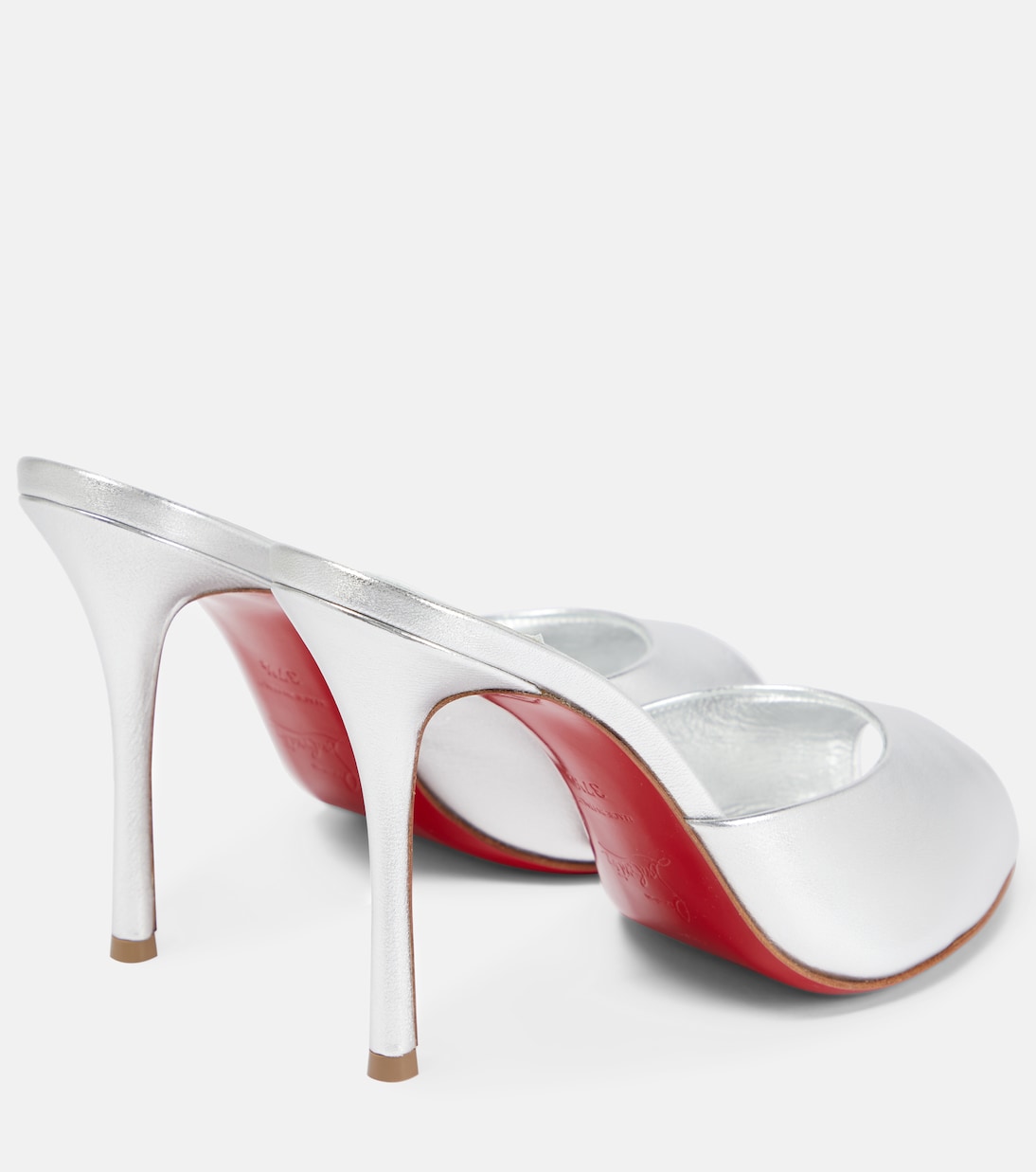 Dolly metallic leather mules | Christian Louboutin