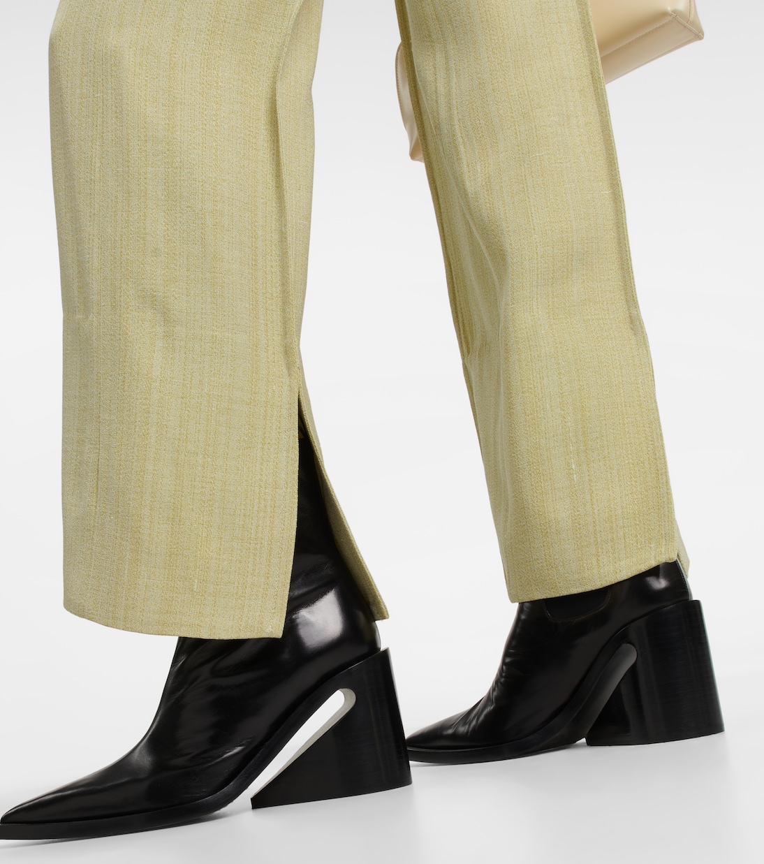 Pantalon raccourci à taille haute | Jil Sander