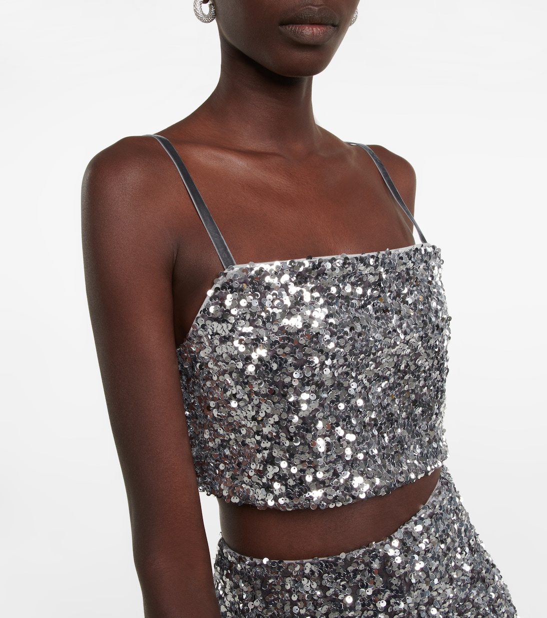 Cropped-Top Shimmering Attraction | Dorothee Schumacher