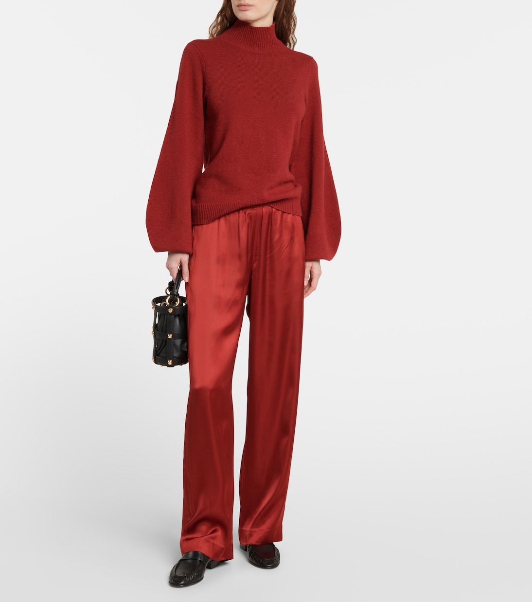 Gerade Hose aus Satin | Vince