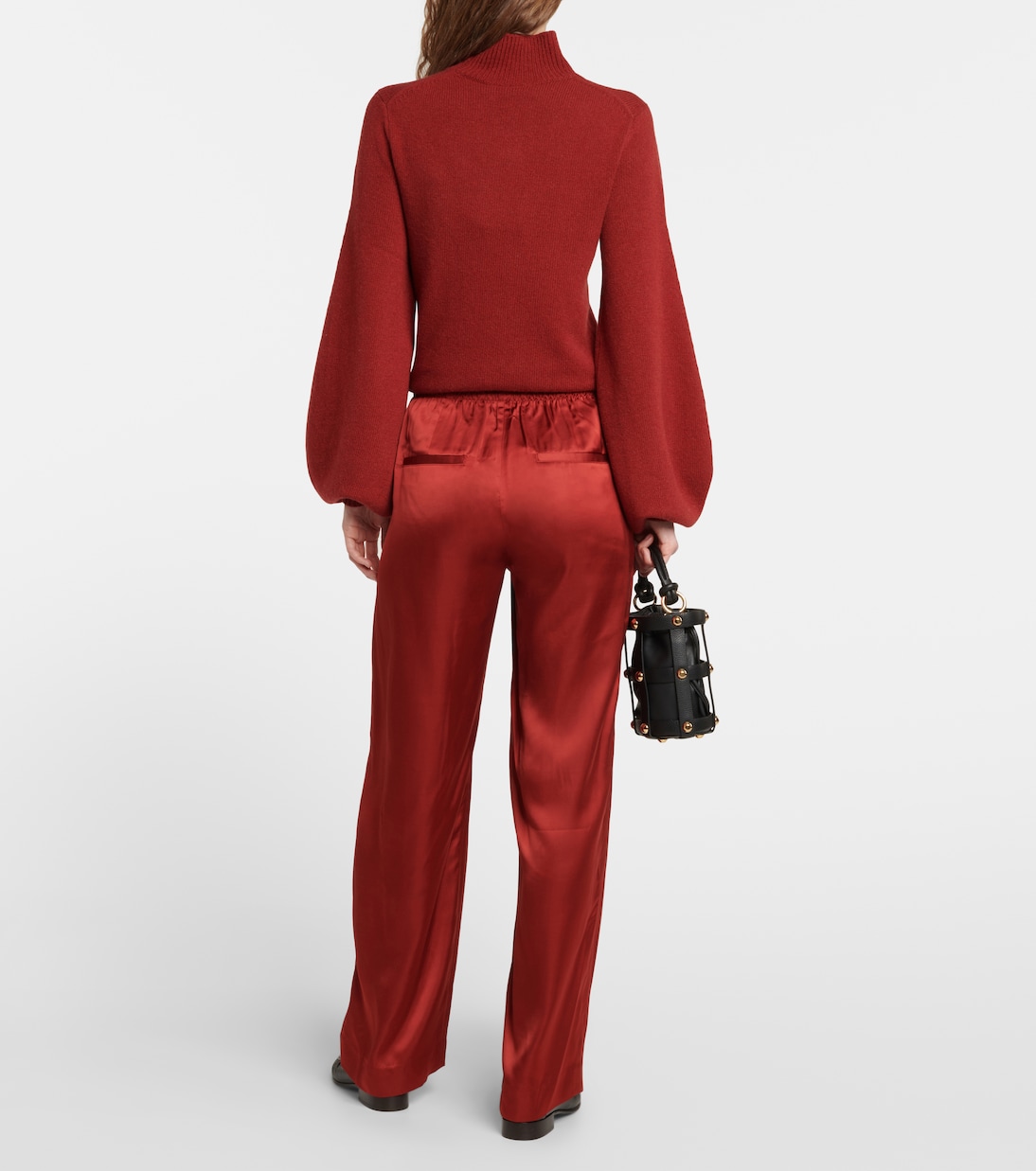 Gerade Hose aus Satin | Vince