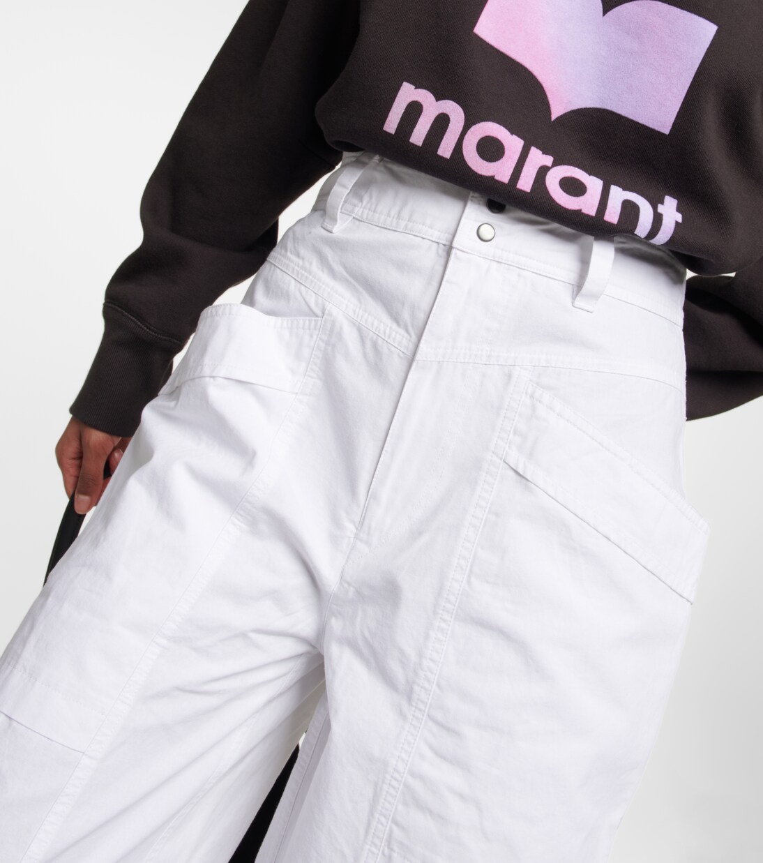 High-Rise-Hose Ruby aus Baumwolle | Marant Etoile