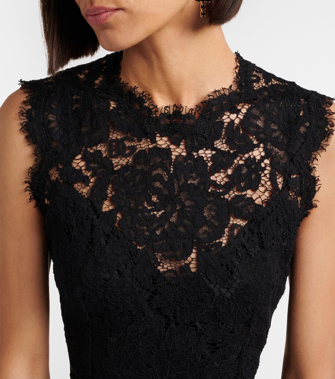 Lace midi dress | Dolce&Gabbana