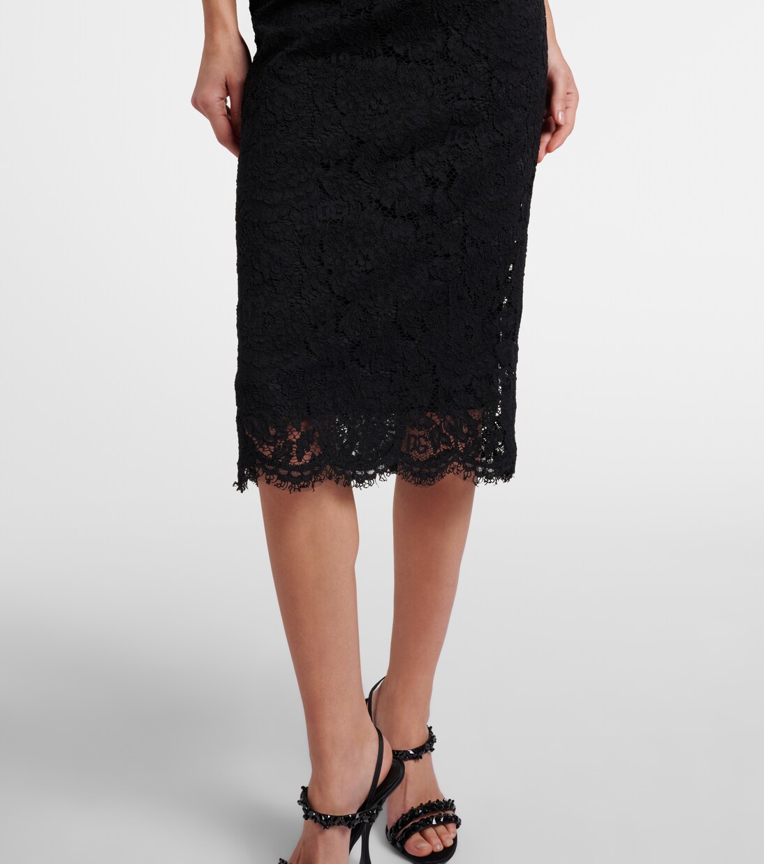 Lace midi dress | Dolce&Gabbana