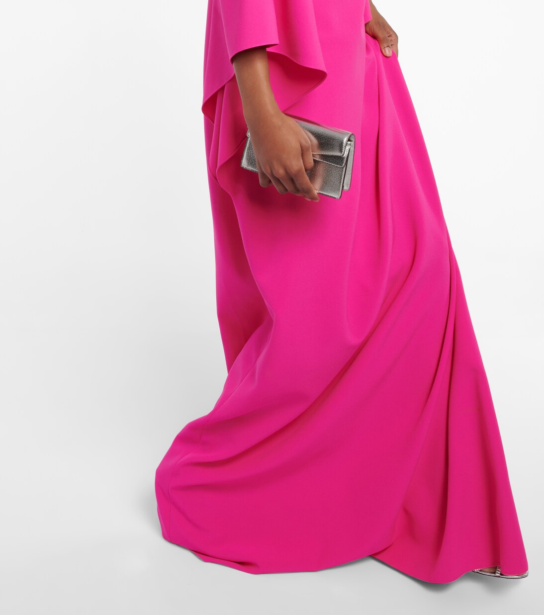 Verzierte Robe Arama aus Crêpe | Safiyaa