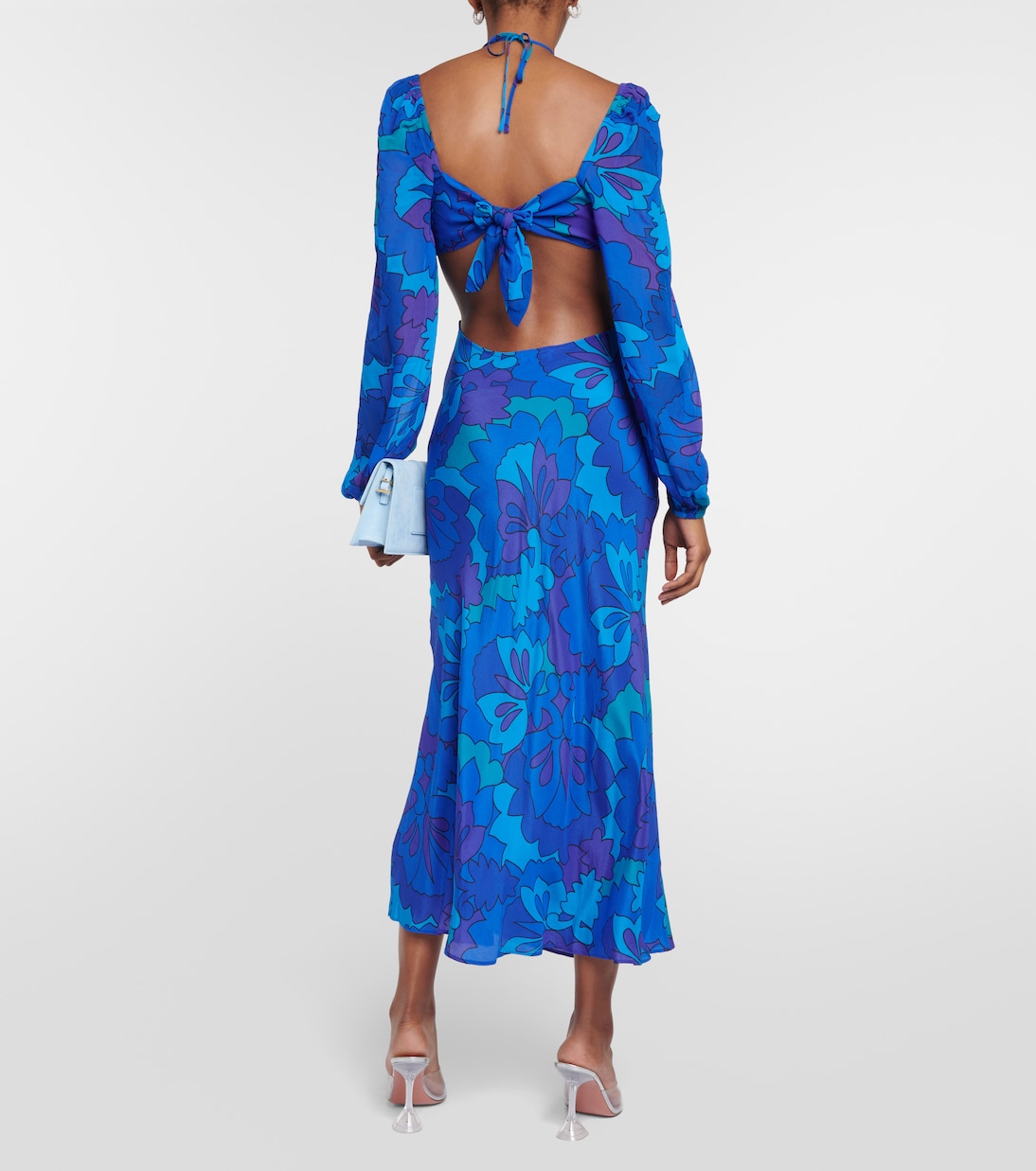 Kamilla printed georgette maxi dress | Rixo