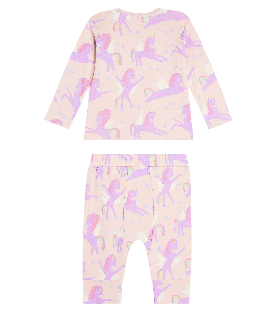 Baby printed cotton pajamas | Stella McCartney Kids