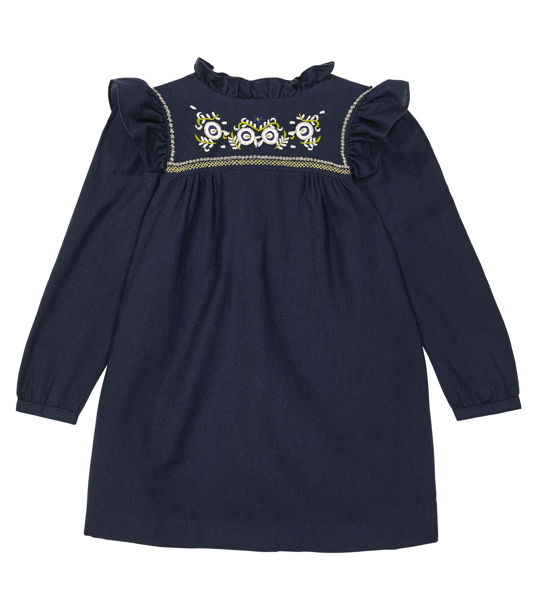 Kleid Tilia aus Wolle und Baumwolle | Bonpoint