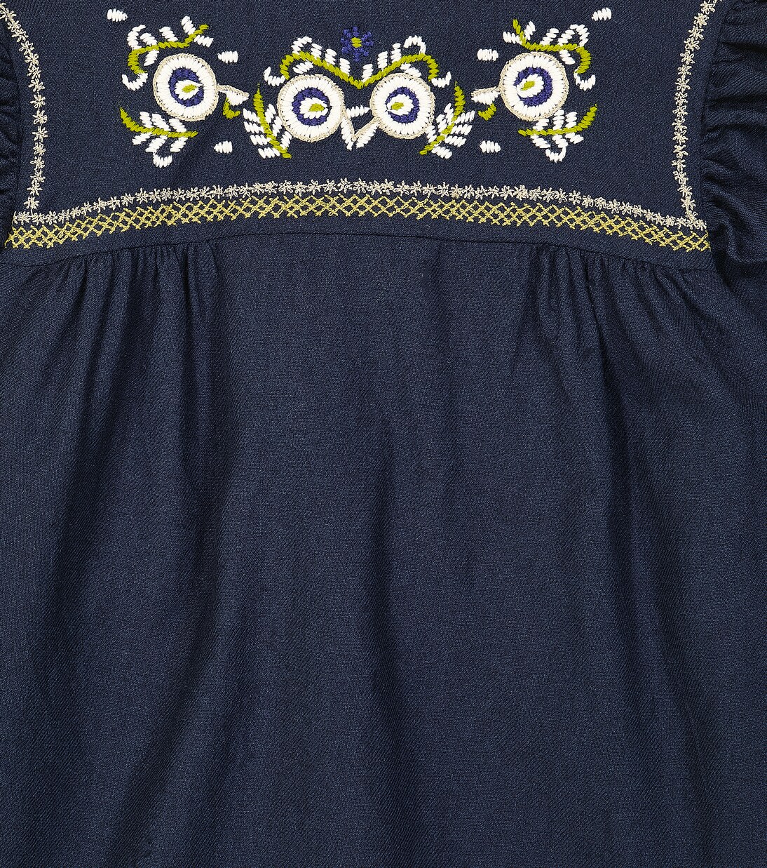 Kleid Tilia aus Wolle und Baumwolle | Bonpoint