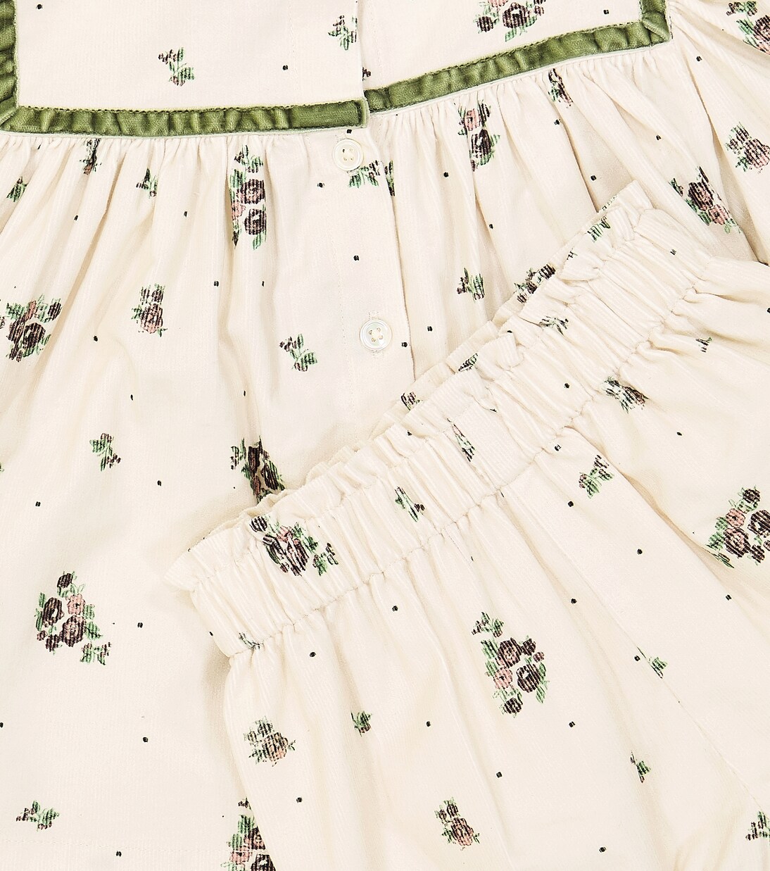 Bébé – Ensemble blouse et short Ayame en coton | C'era Una Volta