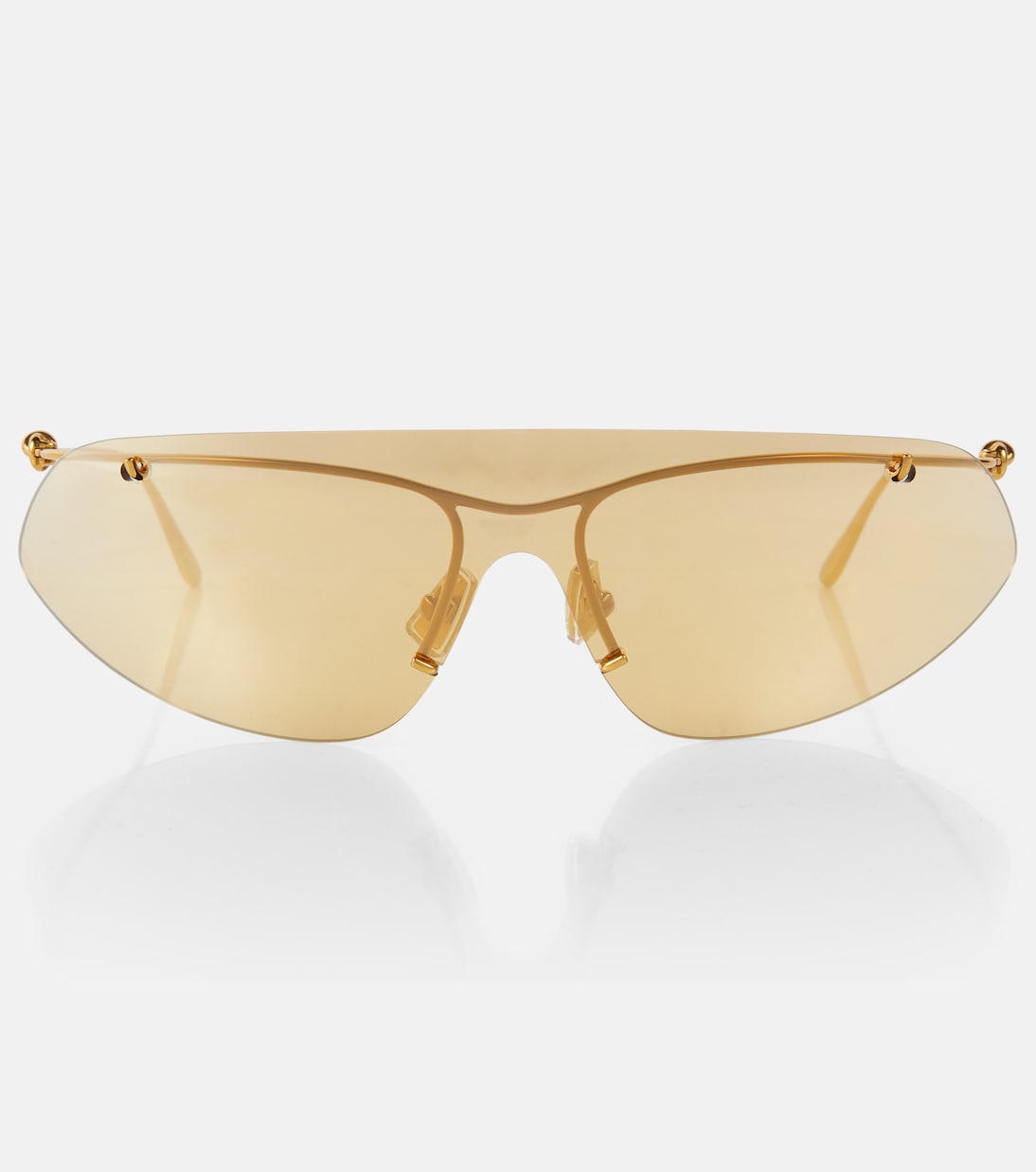 Knot shield sunglasses | Bottega Veneta