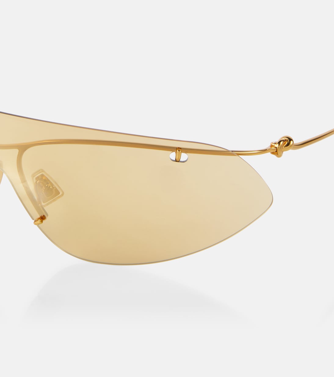 Knot shield sunglasses | Bottega Veneta