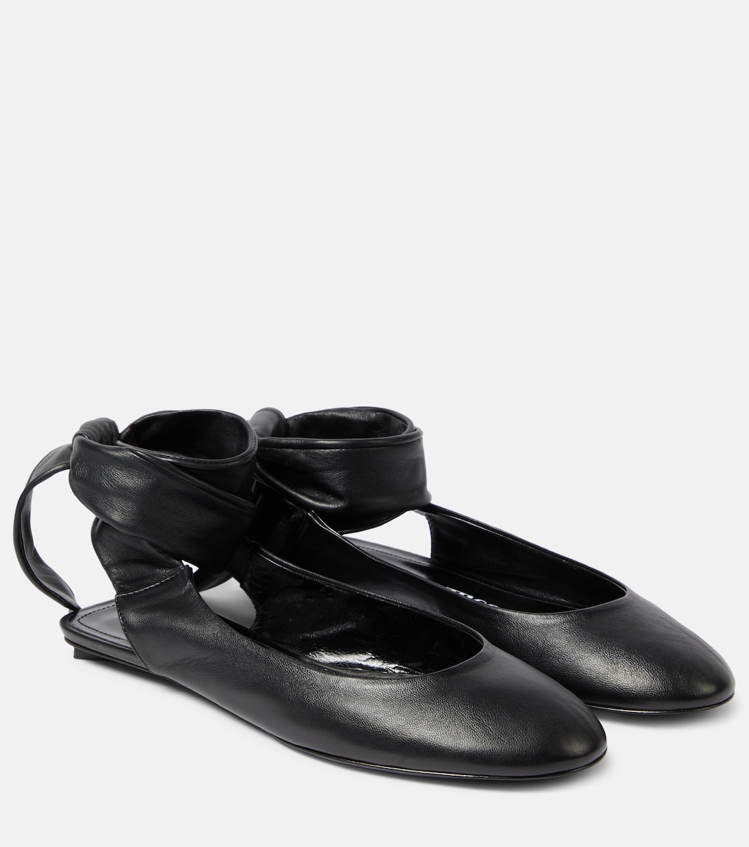 Cloe leather slingback flats | The Attico