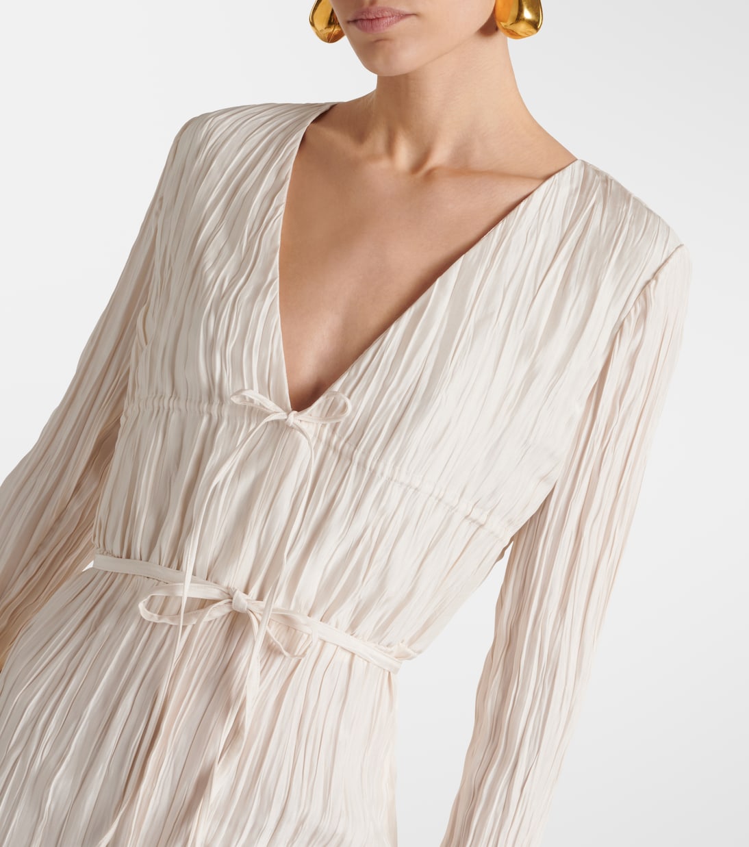 Robe midi Carol en satin | Altuzarra