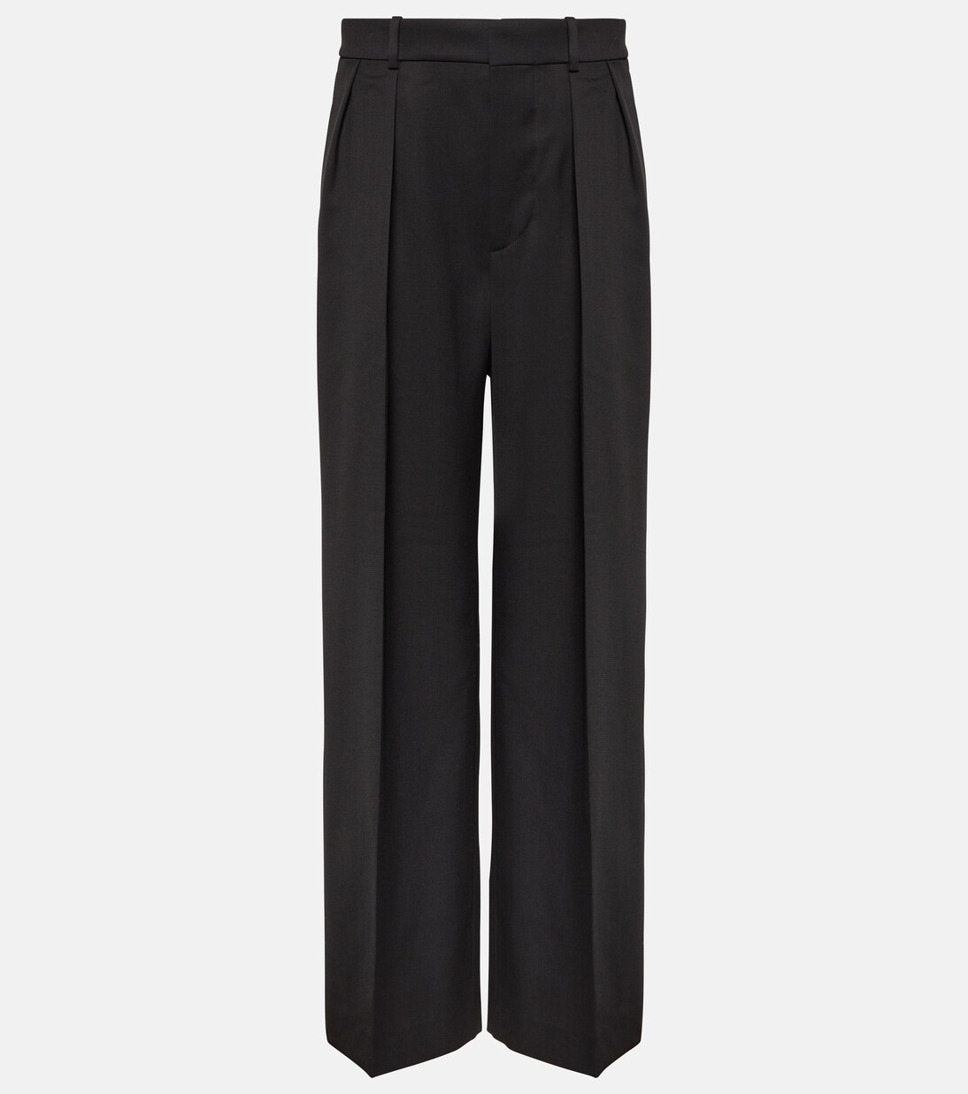 Weite Hose aus Schurwolle | Wardrobe.NYC