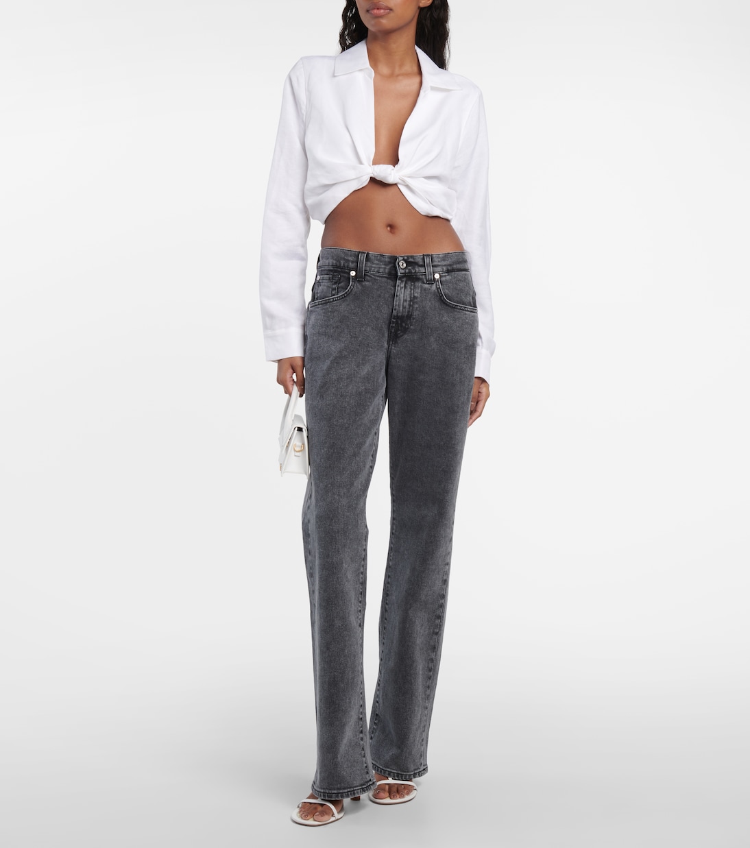 Low-Rise Straight Jeans | 7 For All Mankind