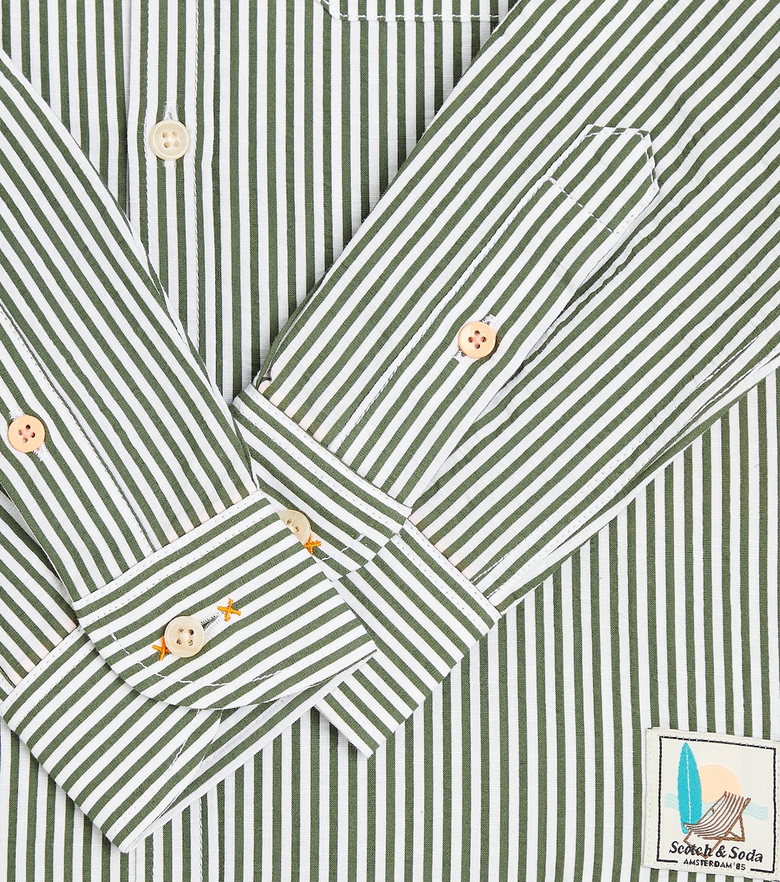 Chemise rayée en coton | Scotch & Soda Kids