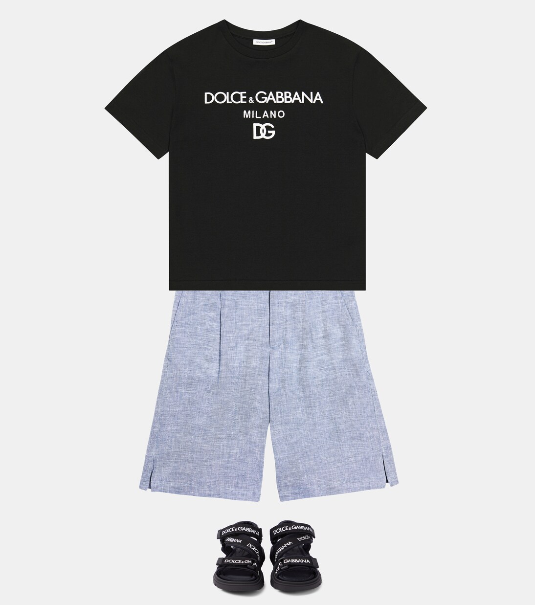 Bermuda en lin | Dolce&Gabbana Kids