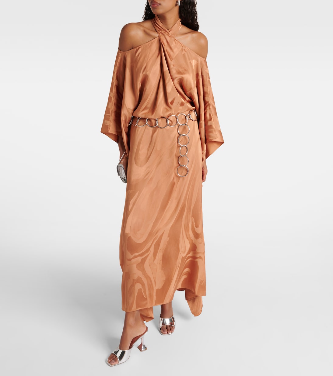 Mambo Psychedelia satin kaftan | Taller Marmo