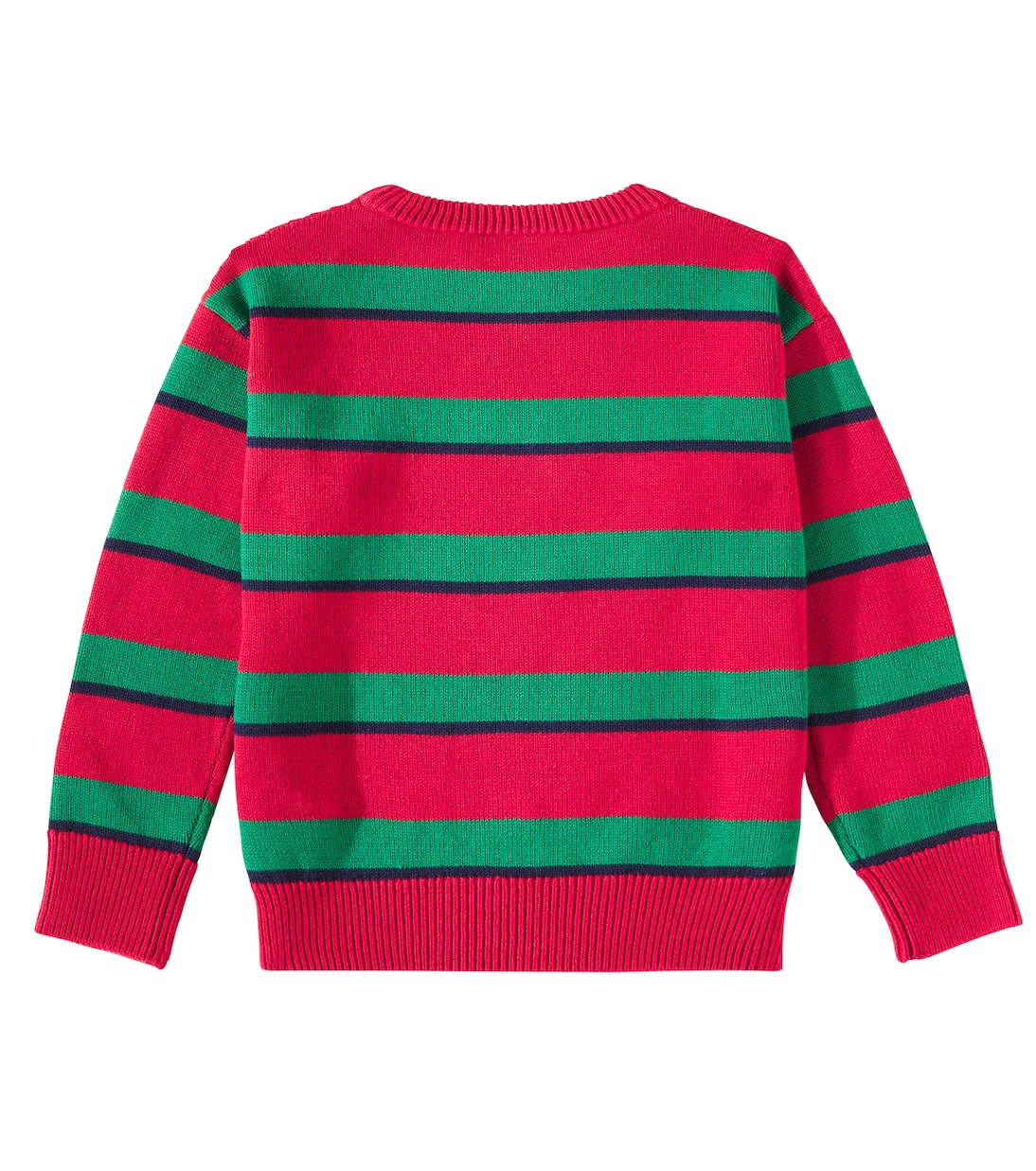 Teddy Bear striped cotton and wool sweater | Moschino Kids