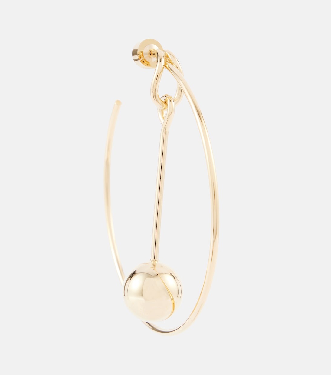 Asymmetric hoop earrings | Jacquemus
