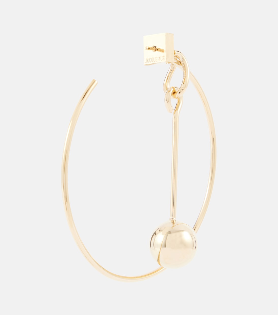 Asymmetric hoop earrings | Jacquemus