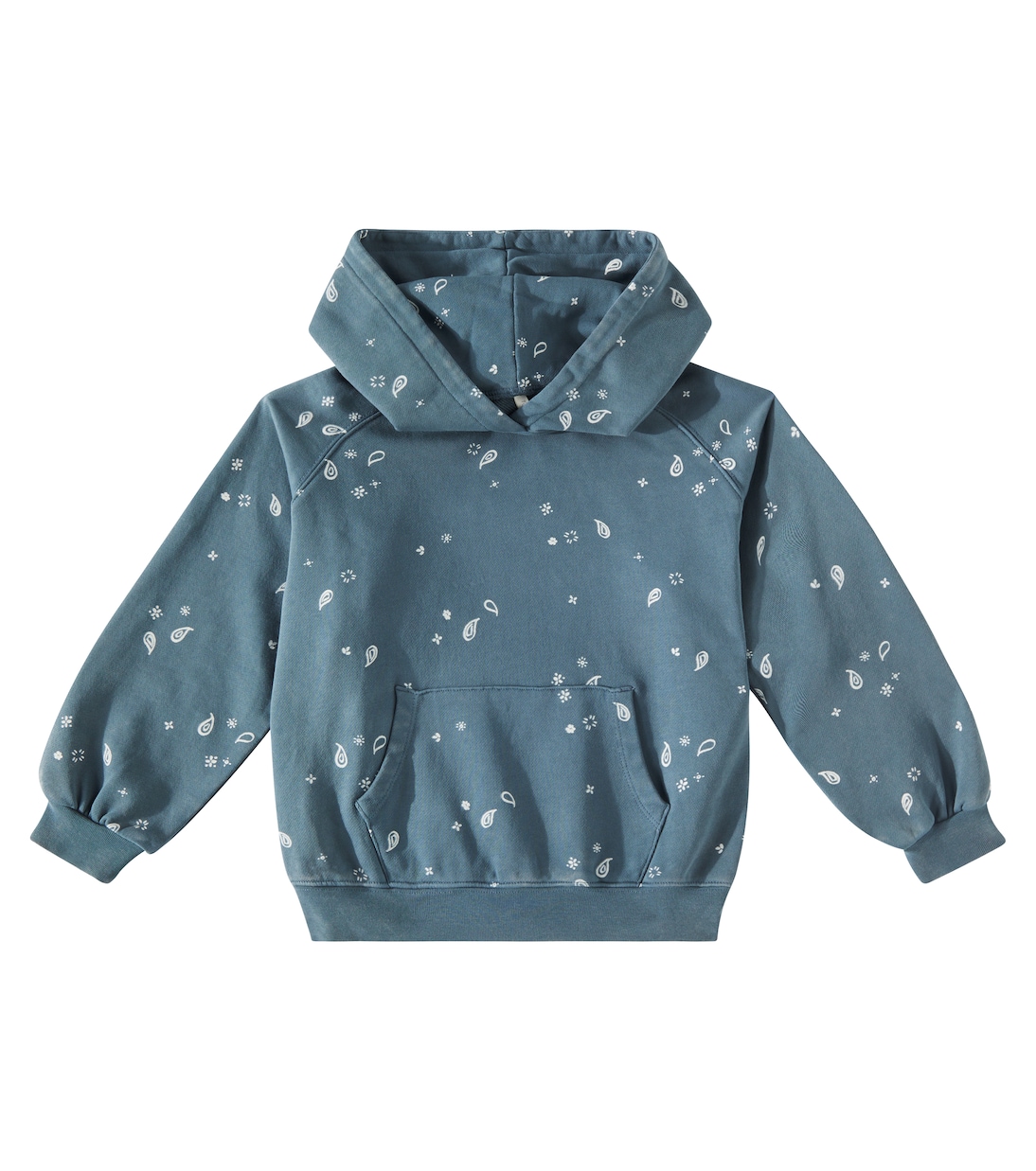 Paisley cotton jersey hoodie | Rylee + Cru