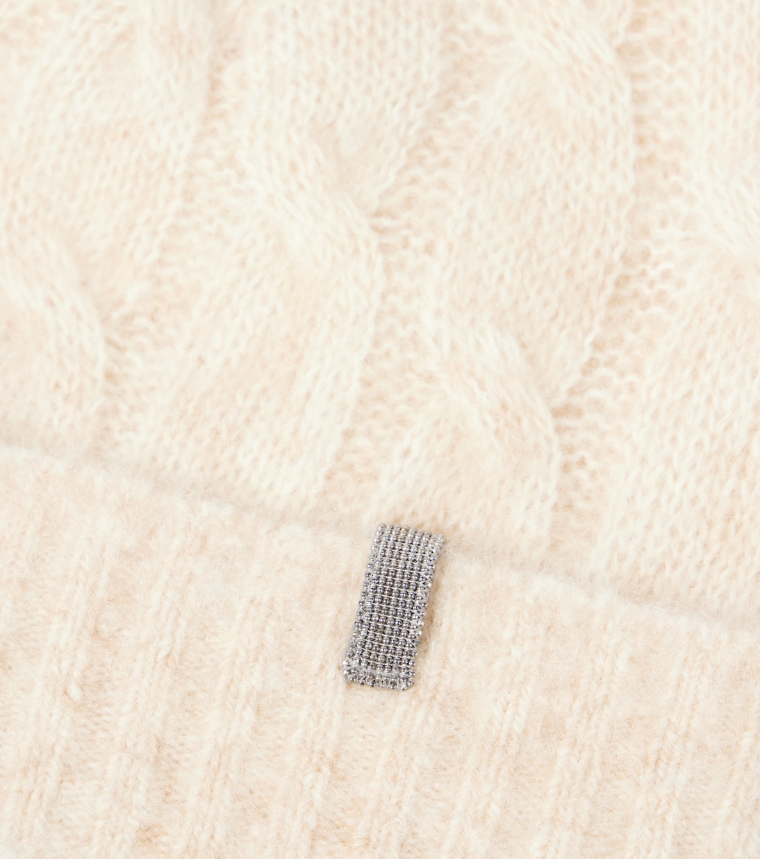 Cable-knit mohair beanie | Brunello Cucinelli