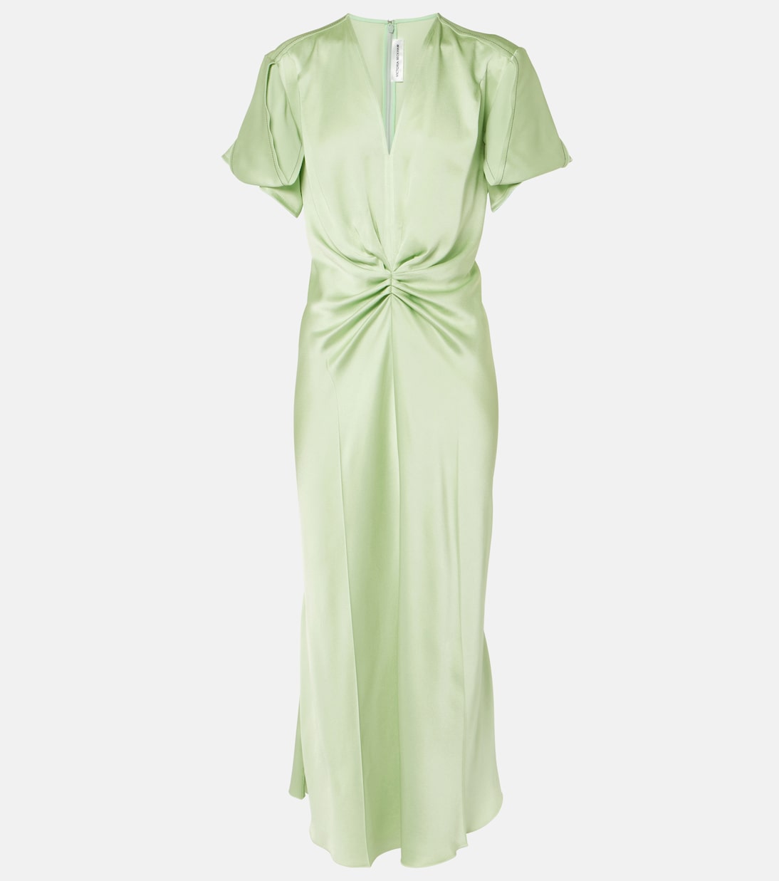 Robe midi en crêpe de satin  | Victoria Beckham