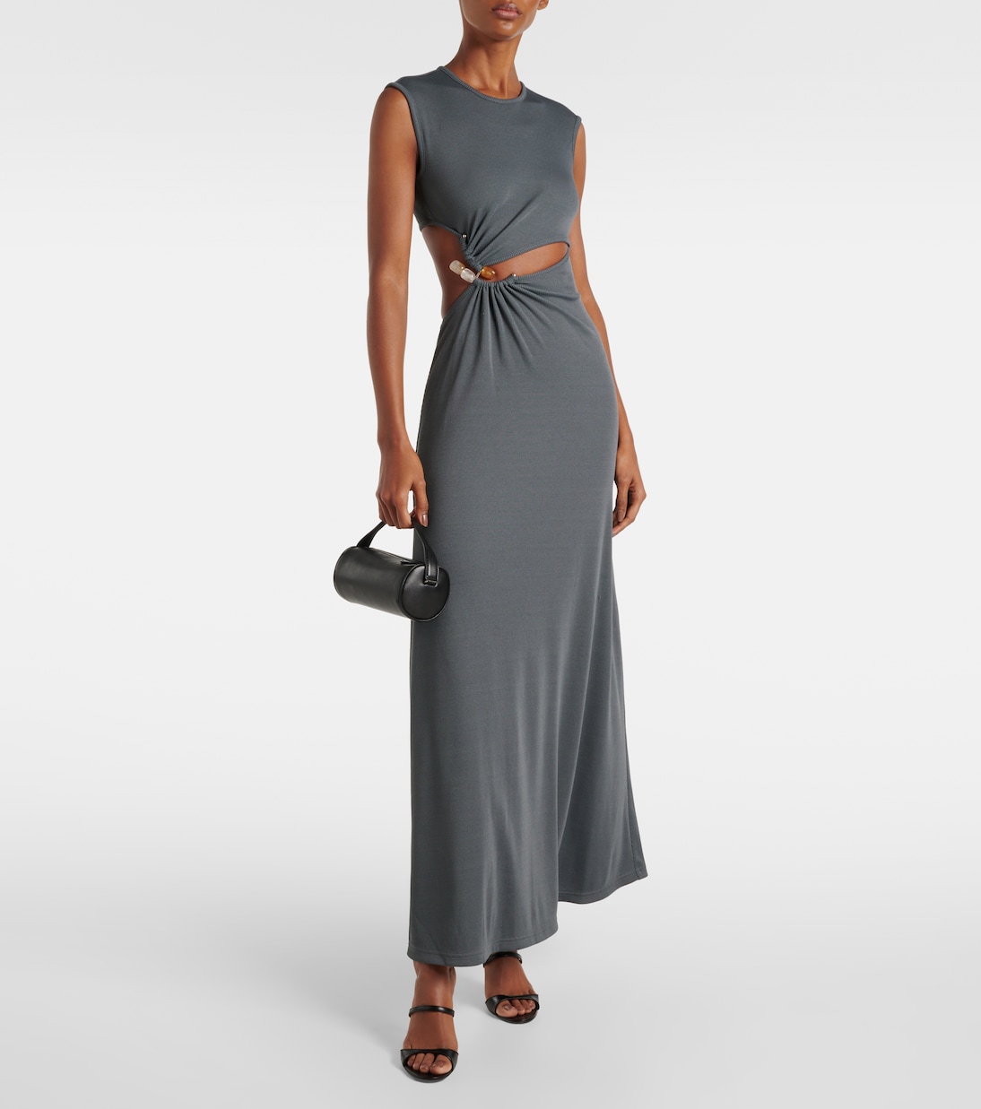 Abito lungo Concave Stone con cut-out | Christopher Esber