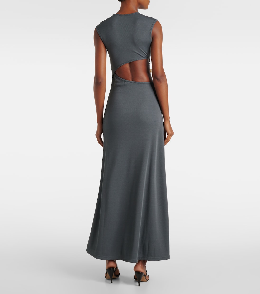 Abito lungo Concave Stone con cut-out | Christopher Esber