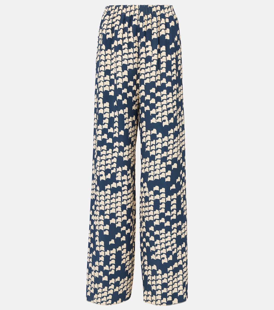 Pantalon ample imprimé en Cady Couture | Valentino