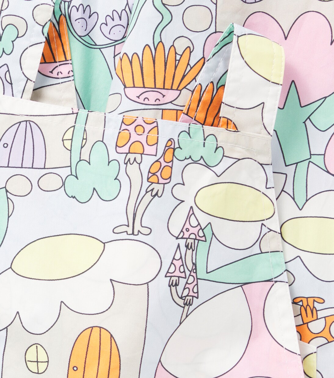 Baby printed cotton overalls | Stella McCartney Kids