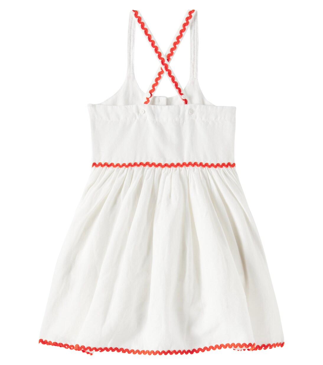 Linen and cotton dress | Stella McCartney Kids