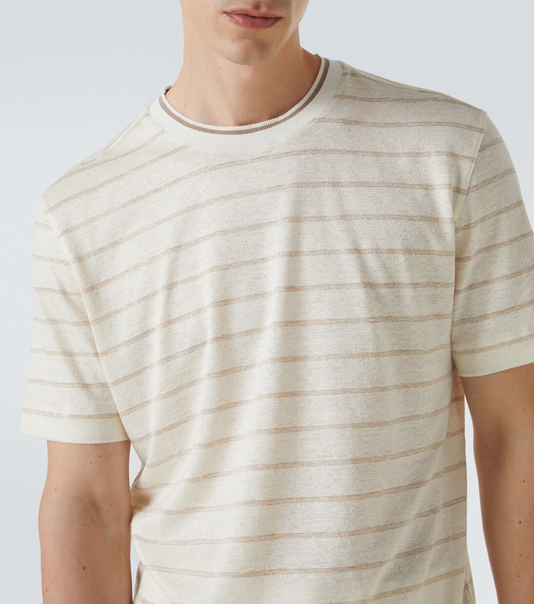 T-Shirt aus einem Leinengemisch | Zegna