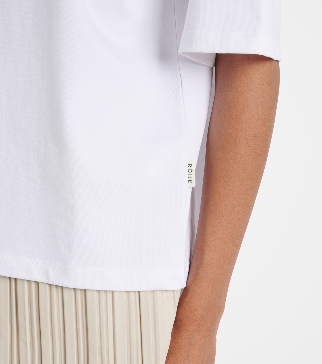 Camiseta de jersey de algodón | Róhe