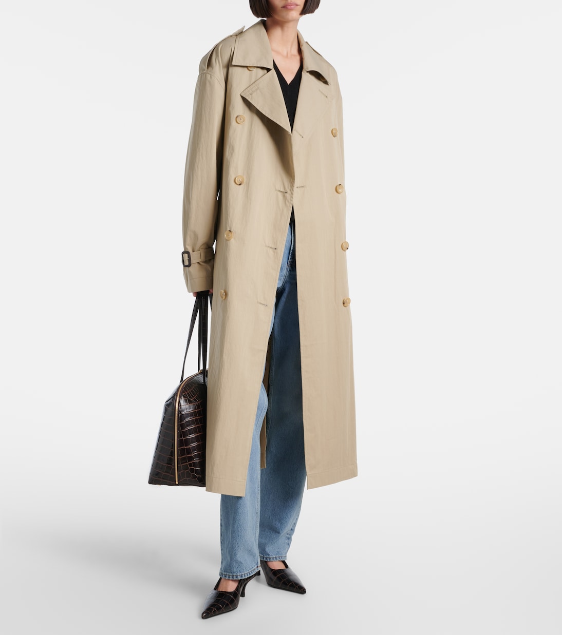 Cotton-blend trench coat | Toteme