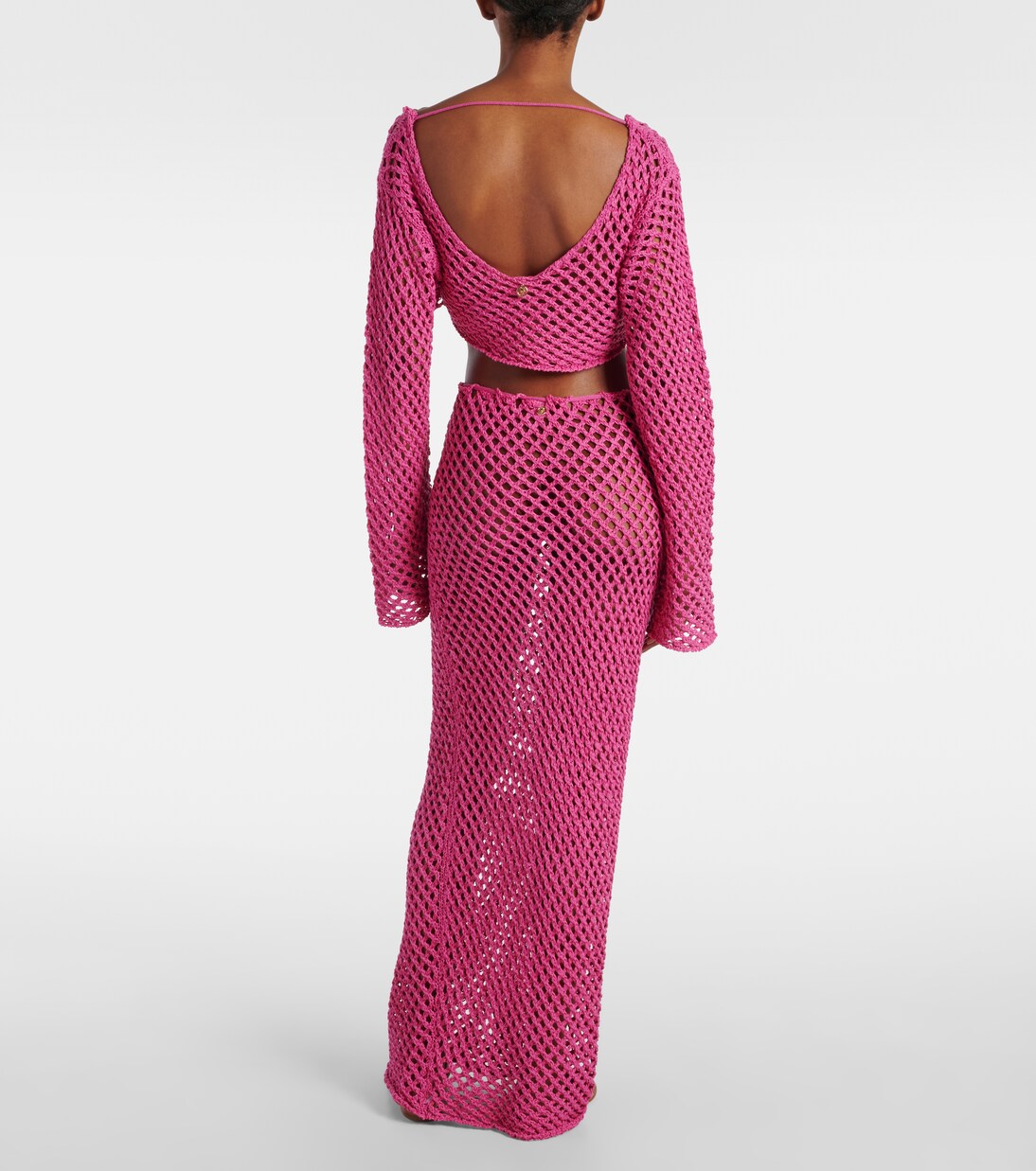 Falda larga Magen en mezcla de algodón | Bananhot