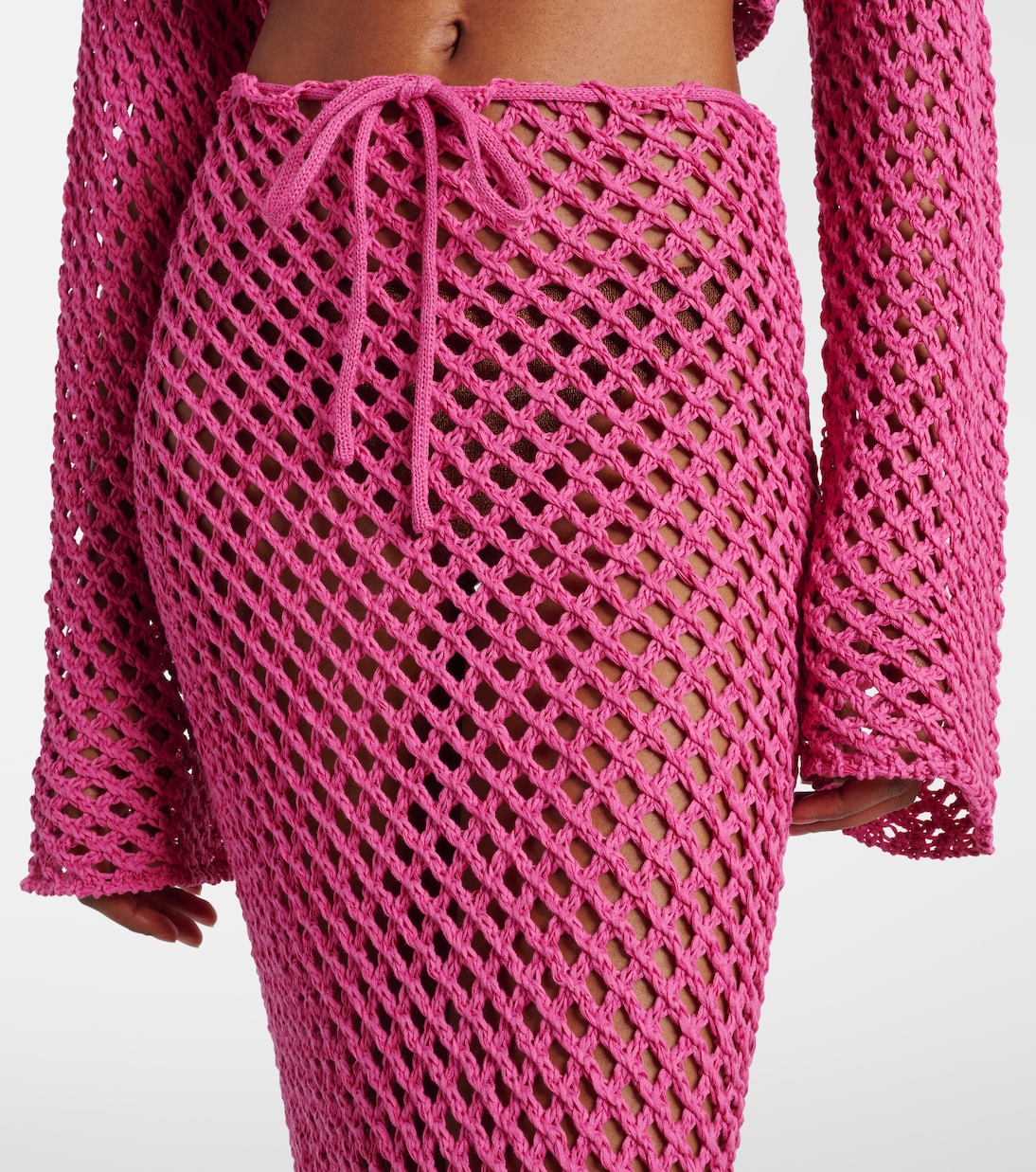 Falda larga Magen en mezcla de algodón | Bananhot