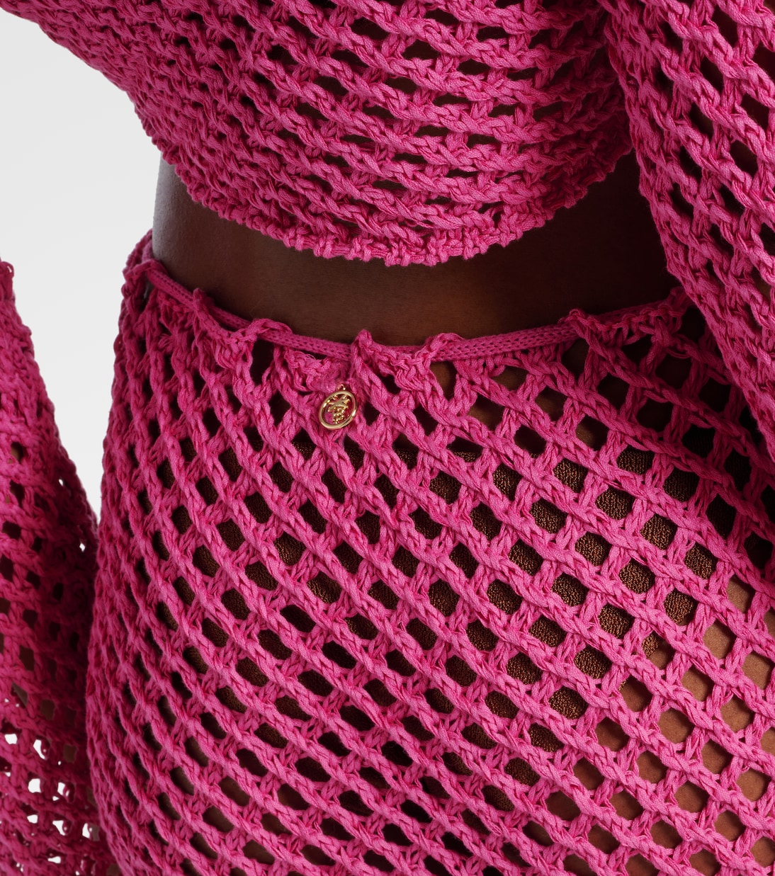 Falda larga Magen en mezcla de algodón | Bananhot