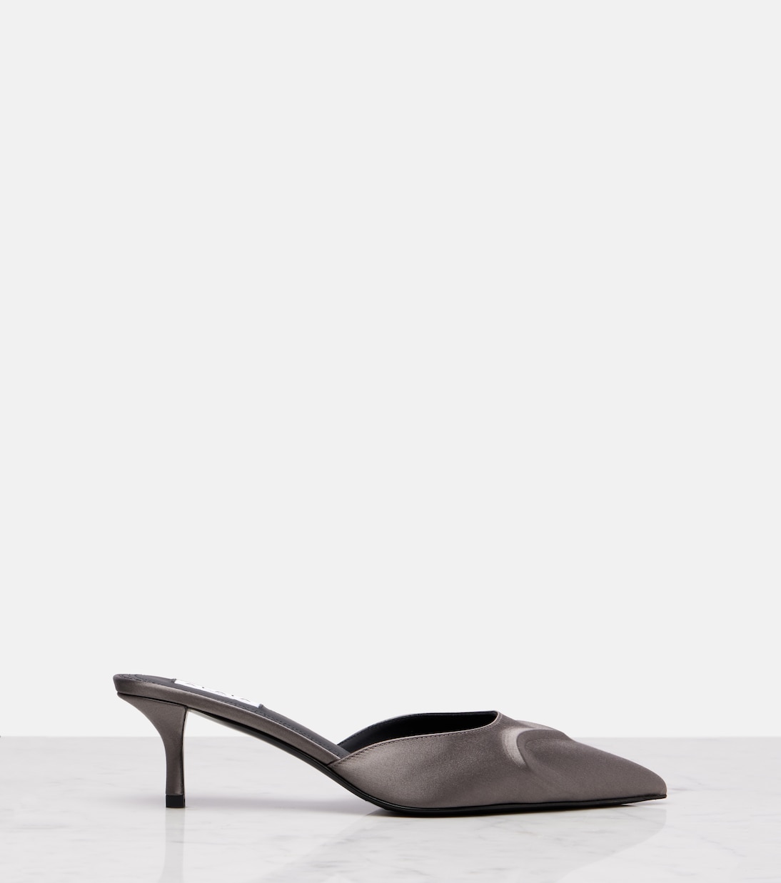 Le Cœur 3D 55 satin mules | Alaïa