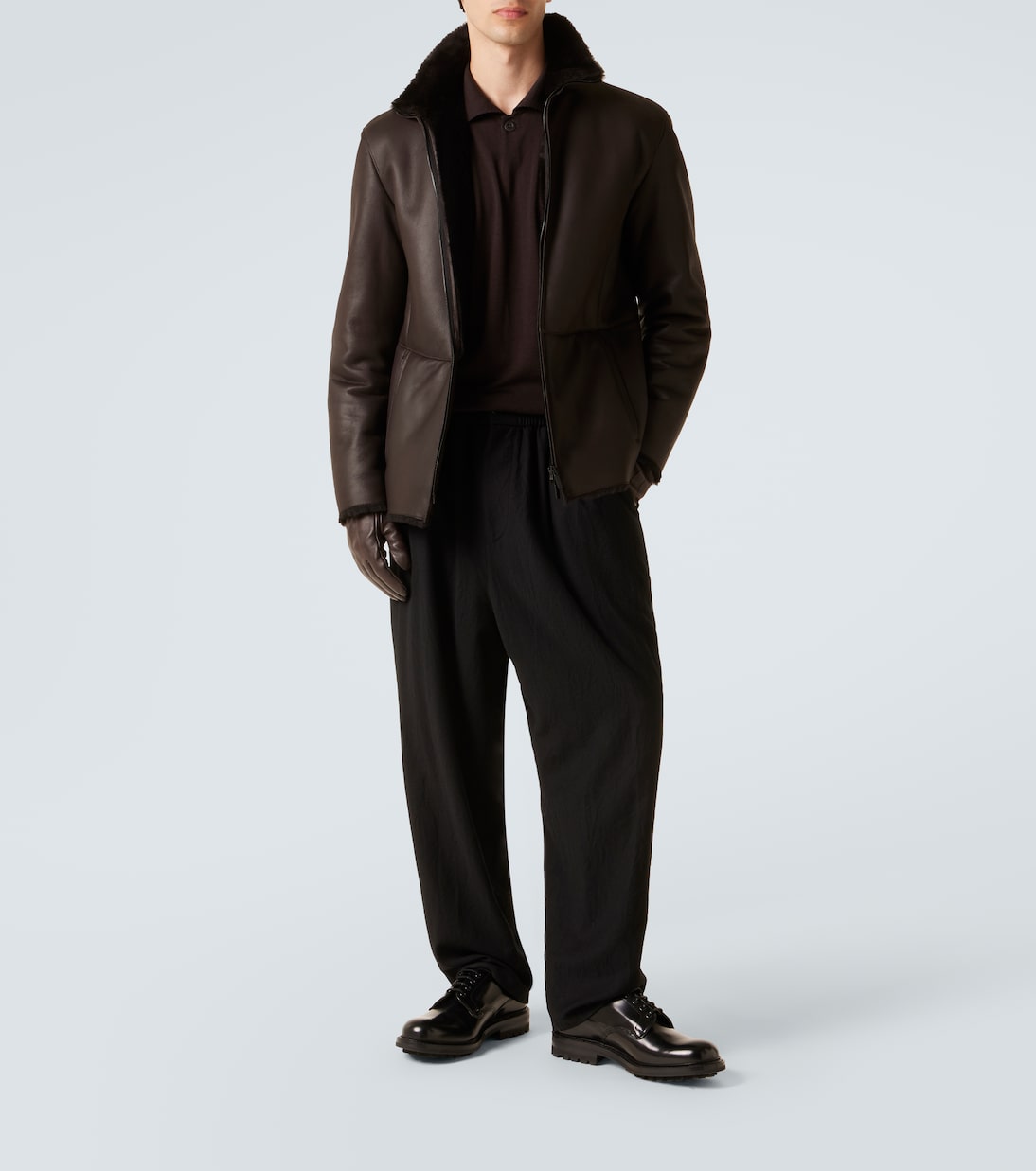 Virgin wool polo sweater | Giorgio Armani