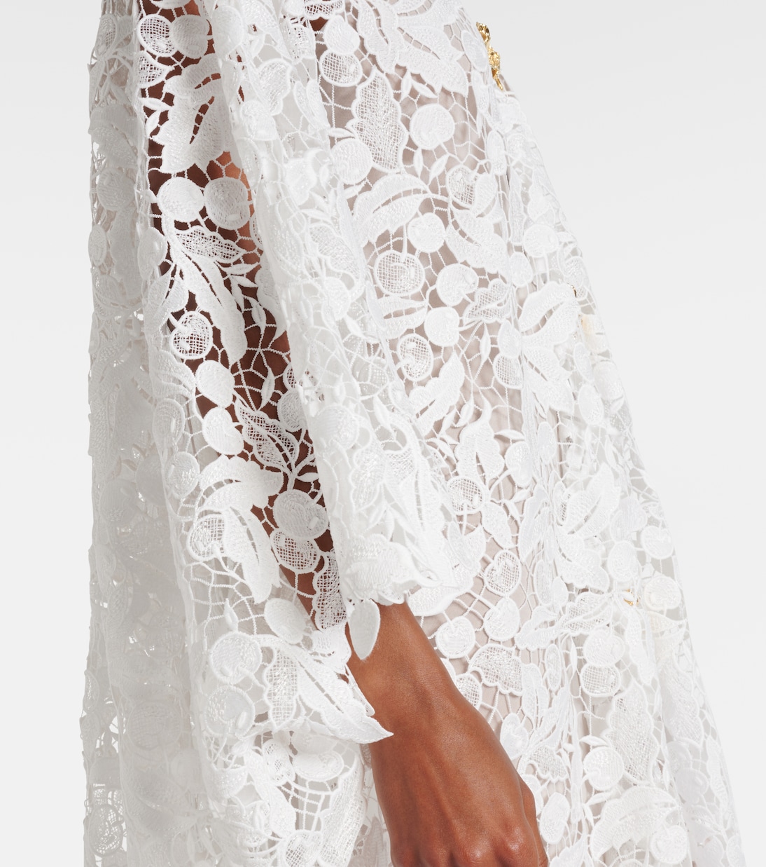 Lace guipure maxi dress | Oscar de la Renta