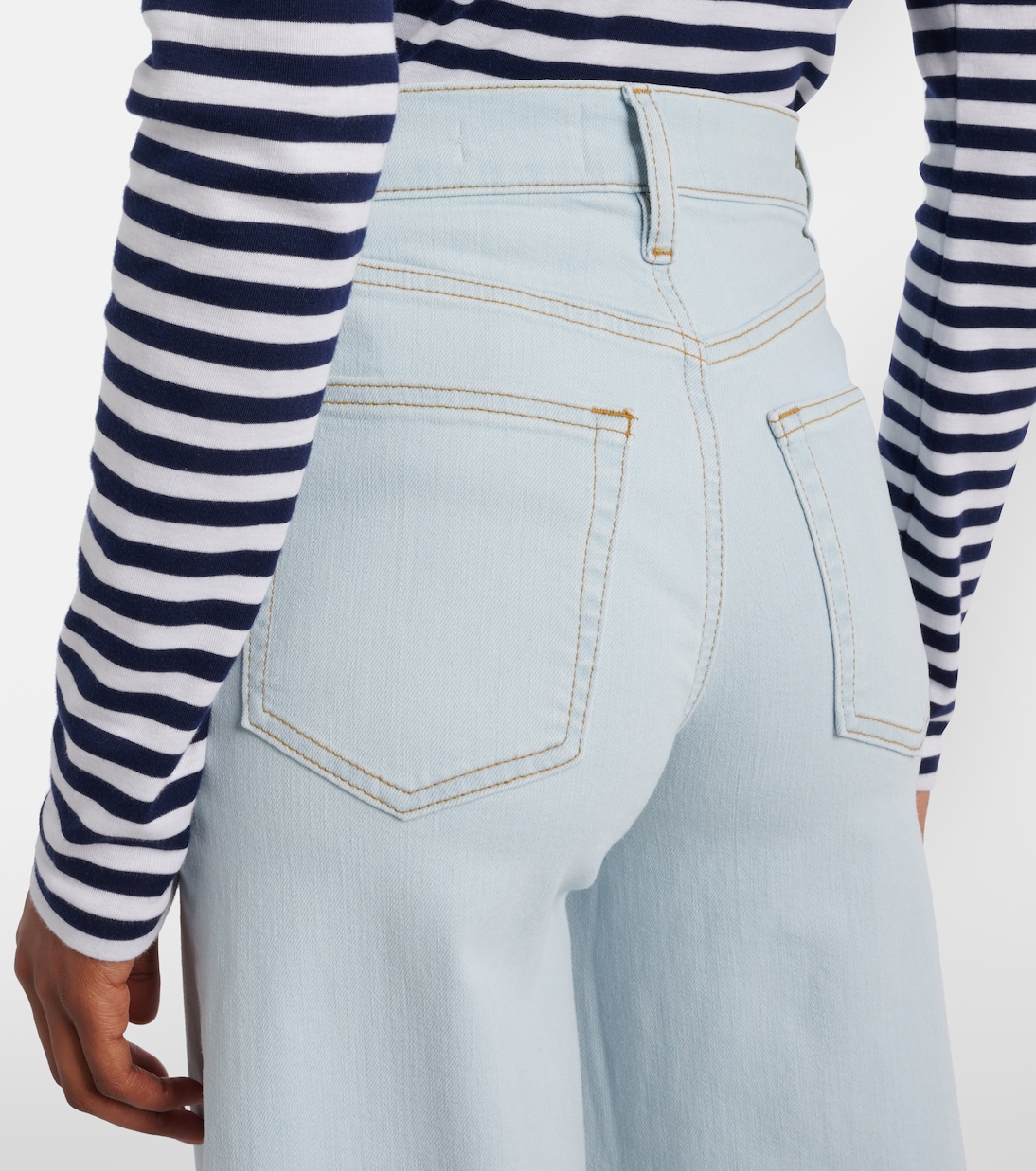 Jeans a gamba larga Le Slim Palazzo | Frame
