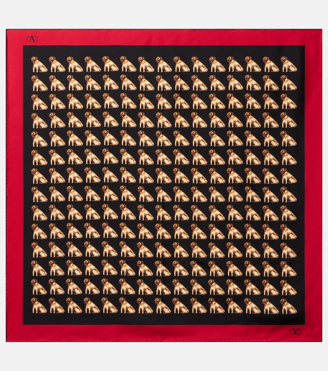 Foulard Petit Charles in seta | Valentino